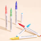 171 Colors Acrylic Paint Marker Single Tip Soft Brush Pens Ideal for Coloring Books, Canvas, Wood, Stone, Egg and DIY Crafts