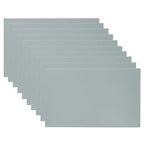 PATIKIL 5x8 Inch Anodized Aluminum Sheet Metal, 10Pcs Laser Plates Engraving Blanks 0.5MM Thin Rectangle for Crafting DIY House Laser Engraving, Gray