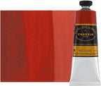 Charvin Extra Fine Professional Acrylic Paint - Red Ochre, 60ml Tube, Triple-Milled, Lightfast Pigments, Open Stock Artist Acrylic Paints in Nature-Inspired Hues