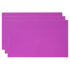 PATIKIL 6x10 Inch Anodized Aluminum Sheet Metal, 3Pcs Laser Plates Engraving Blanks 0.5MM Thin Rectangle for Crafting DIY House Laser Engraving, Purple