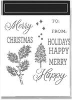 2025-2026 Stamps and Dies for Card Making, Stamps and Dies Set 2025 for Christmas and Halloween, Die Cut DIY Various Festivals Album Scrapbooking Birthdays Greeting Card (M4307)