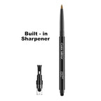 Smudge Proof Eyeliner, Waterproof Retractable Eye liner with Brush, Matte and Shimmer Eyeliner Pencil, Creamy Texture, Long lasting & Smooth(28 Rye Matte)