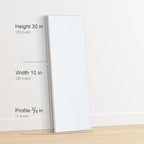 PHOENIX 10x30 Inch 4 Pack Artist Canvas - Large Long Stretched Canvases for Painting - 3/4 Inch Profile, 100% Cotton 11 Oz. Gesso Primed White Blank Professional Canvas Oil & Acrylic Paints