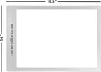 CUTTERPILLAR GLOW CLASSIC LED Light Board, with Translucent, Self-Healing Cutting Mat Light Box Tracing Pad w/Non-Slip Translucent Self-Healing Cutting Mat, 13” x 19" - Perfect for Quilters & Crafters