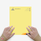 8.5 x 11" Canary Color Paper Smooth, for School, Office & Home Supplies, Holiday Crafting, Arts & Crafts | Acid & Lignin Free | Regular 20lb Paper - 100 Sheets
