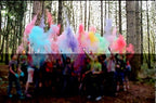 ColorMarathon(TM) Premium Quality non-toxic HOLI Colors color powder - 12 Lbs (6 colors X 2lbs Ea color) RED, YELLOW, PINK, BLUE, GREEN, AND PURPLE - SHIPS FROM USA