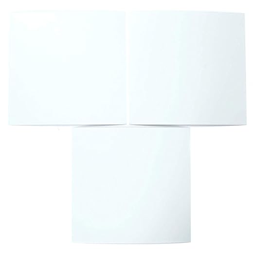 EAGLE 1: 12" x 12" 26 Gauge Sheet Metal Squares (3 Pack Per Order, Multiple Colors) Great for Arts, Crafts, DIY Home or Work Projects (6" X 6", White)