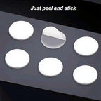 1000 Pcs False Tip Double Sided Adhesive Dots, 8mm/0.31" Pre-Cut Removable Round Putty, Waterproof Tapes No Trace Sticky Putty for Nail Art Holder and Festival Decoration