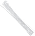 Decora 24 Gauge White Floral Wire 16 inch,50/Package
