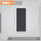 Fandeli | Waterproof Sandpaper | Assortment of Grits from 120 to 2500 | 36 Sheets 23 x 9,3 cm | for Car Polishing, Wood Furniture Sanding and Metal Sanding | Water Resistant