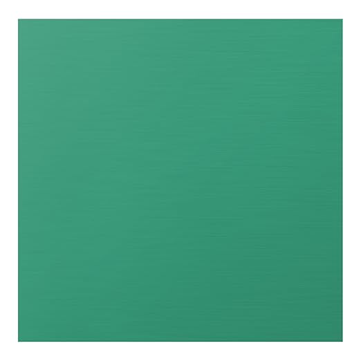 Anodized Aluminum Sheet Metal 12 x 12 x 1/32 Inch Green Anodized Aluminum Metal Plates Engraving Blanks for Laser Engraving, 0.8MM Thin Decorative Aluminum Metal Sheets for Crafting, House Decoration