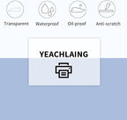 2" x 3" Transparent Thermal Label Stickers,Waterproof Thermal Printer Sticker Labels for Gift Wrapping, Self-Adhesive Name Price Tag DIY Custom Logo Design (280 pcs,Clear)