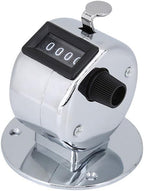 Bnineteenteam 5pcs Hand Tally Counters, 4 Digit Mechanical Palm Counter Handheld Number Click Counter Tally Clicker Counter for Sports Games Golf