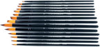 Transon 14pcs Artist Paint Brushes for Acrylic, Watercolor, Gouache, Oil and Hobby Painting Black Color