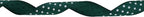 Polka Dot Grosgrain Ribbon 25 Yard Each Roll 100% Polyester (5/8", Dark Green)