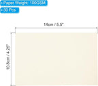 PATIKIL 30 Sheets Vellum Paper 4.25x5.5, Vellum Paper Printable Translucent Paper 100GSM Colored for Invitations Laser InkJet Printing Card Making Crafting Wedding Tracing, Light Gold
