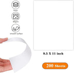 8.5"x11" Sketching Drawing Paper for Kids Toddlers Art Craft Supplies, White Paper for Coloring Doodle 200 Sheets