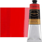 Charvin Extra Fine Professional Acrylic Paint - Oriental Red, 150ml Tube, Triple-Milled, Lightfast Pigments, Open Stock Artist Acrylic Paints in Nature-Inspired Hues