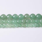 90PCS 4MM Green Aventurine Natural Gemstone Round Stone Beads for Jewelry Making DIY Energy Stone Healing Power Bracelet 15"