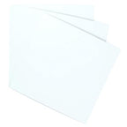 EAGLE 1: 12" x 12" 26 Gauge Sheet Metal Squares (3 Pack Per Order, Multiple Colors) Great for Arts, Crafts, DIY Home or Work Projects (6" X 6", White)