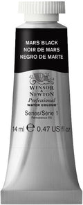 Winsor & Newton Professional Water Colour Paint, 0.47-oz Tube, Mars Black