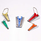 YICBOR Bias Tape Maker Set 6MM/9MM/12MM/18MM/25MM 5 Sizes DIY Quilting Tools Kit