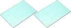 MECCANIXITY 2 Pcs Stained Glass Sheet Mosaic Tile 7.9 Inch x 5.9 Inch Lake Blue Stained Glass Sheets for Crafts DIY Art Project