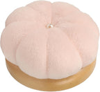 Hilltian Pin Cushion for Sewing, Wooden Base Sewing Pincushion with 100 Plastic Head Pins, Cute Pins Holder for Sewing Quilting (Light Pink)