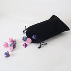HRX Package 20pcs Velvet Drawstring Bags, 5x7 inches Velvet Pouches for Jewelry Gift Packaging (Black)
