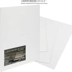 Centurion Deluxe Professional Oil Primed Linen Canvas Panels - 8x8-6 Pack of Linen Canvases for Painting, Artwork and More