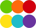 STARLIBOO 11 inch Colorful Dry Erase Dots Circles Whiteboard Marker Removable Stickers Spots Wall Decals for School Classroom Teachers Students Table & Desk- 12 Pack