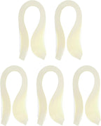 PATIKIL 600pcs Quilling Strips Paper 1/8"(3mm) 39cm Origami Paper Quilling Strip for Art DIY Hand Craft Christmas, Light Yellow