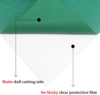 Guangyintong Heat Transfer Vinyl Green HTV Rolls, 12" x 10ft Iron on Vinyl for T-Shirts, Matte Surface HTV for All Cutter Machine, Easy to Cut & Weed for DIY Design