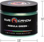 Eye Candy Premium Green Mica Powder Pigments | Multipurpose DIY Arts and Crafts Additive | Acrylic, Woodworking, Bath Bombs, Resin, Epoxy, Soap, Fishing Lures (Nebula Green)