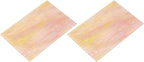 MECCANIXITY 2 Pcs Stained Glass Sheet Mosaic Tile 7.9 Inch x 5.9 Inch Pink Stained Glass Sheets for Crafts DIY Art Project