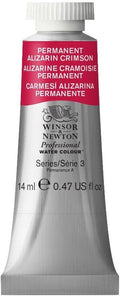 Winsor & Newton Professional Water Colour Paint, 0.47-oz Tube, Permanent Alizarin Crimson