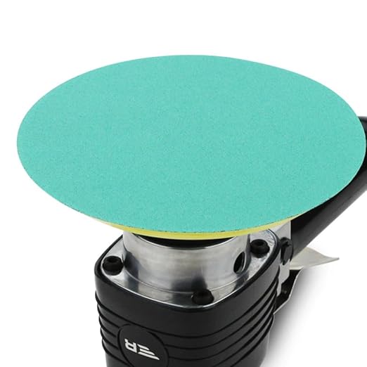 BHA 5” Green Film PSA Self Adhesive Sanding Discs - 50 Pack - Wet/Dry, Sticky Back, Premium Aluminum Oxide for Long-Lasting, Low-Dust & Load Resistant Sanding and Surface Finishing - 1500 Grits