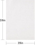 Cross Stitch Aida Fabric 18 Count, 59 by 39 Inch Large Size, Classic Reserve Cross Stitch Aida Cloth for Home DIY Embroidery Decoration