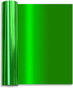 Tvinyl Warehouse Green Foil HTV Metallic Heat Transfer Vinyl Roll 12" x 6FT for All Cutter Machine