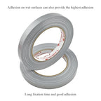 HAHIYO Silver 0.5Inch Wide Floral Tape, Waterproof Florist Tape Flower Wrap Adhesive Waterproof Decorative Tape for Bouquet Stem Wrapping Flower Arranging and Floral Craft, 2Rolls 200Feet/66Yard