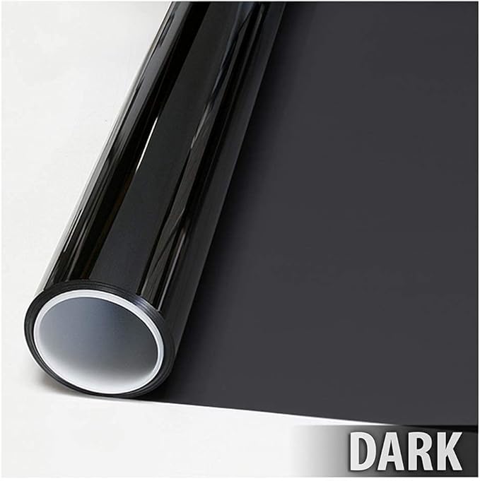 BDF EXNA20 Exterior Window Film Daytime Privacy and Heat Control Natural Black 20 (Dark) - 30in X 14ft