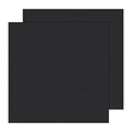 2Pack Anodized Aluminum Sheet 12 x 12 x 1/32 Inch Black Anodized Metal Plates for Laser Engraving 0.8MM Thin Decorative Aluminum Sheets for Crafting