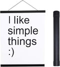 Artmag Magnetic Poster Hanger Frame, 21x29 21x18 21x15 Light Wood Wooden Magnet Canvas Artwork Print Poster Hangers Frames Hanging Kit (Black, 21")