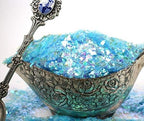 Light Blue Iridescent Ice Glitter Flakes for Nail Art - Lightweight Holographic Polyester - 311-4351 - 1/2 oz (14 grams)