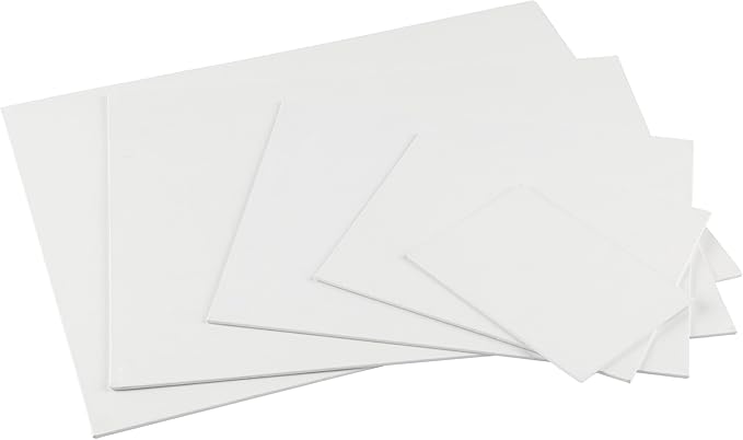 Centurion All-Media Primed Linen Panels - 12x24 3 Pack - 11oz Universal Primed Canvas Boards for Painting, Mounted on MDF Wood, Non-Warping, Ideal for Artists, Professionals, and Painters