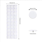 Adhesive Stick dots Two-Sided Sided Mounting Putty Stick Tack for Wall Hanging Crafts Balloons Festival Party Decorations,Clean Removable(1.8"*1.8"-500)