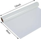guangyintong Reflective White Heat Transfer Vinyl HTV Rolls, 12" x 8ft Reflective Iron on Vinyl for T-Shirts, White HTV Vinyl for All Cutter Machine Easy to Cut & Weed for HTV DIY Design