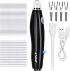 AFMAT EE04 Electric Eraser for Artists, Rechargeable Electric Eraser Kit, 140 Refills for Drafting, Electric Pencil Eraser - Battery Operated for Drawing Pencils, Crafts, Arts