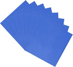 MECCANIXITY 50 Pack Toner Reactive Foil ,Deco Foil Transfer Sheets 8.5"x11" A4 Hot Foil Paper for Laser Printer Scrapbooking Heat Transfer DIY Craft,Deep Blue