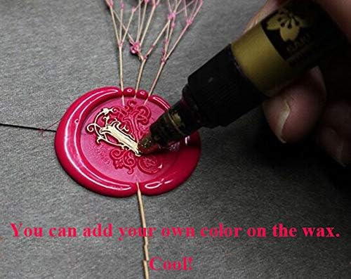 Vintage Santa Claus Monogram Sealing Wax Seal Stamp Gold Metal Handle Kit Custom Invitation Embellishment Christmas Gift Wrap Package Custom Logo Words Wax Seal Stamp Set